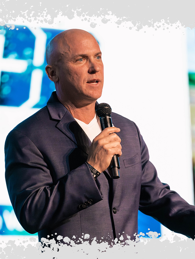 Jeff Morefield speaking at an event