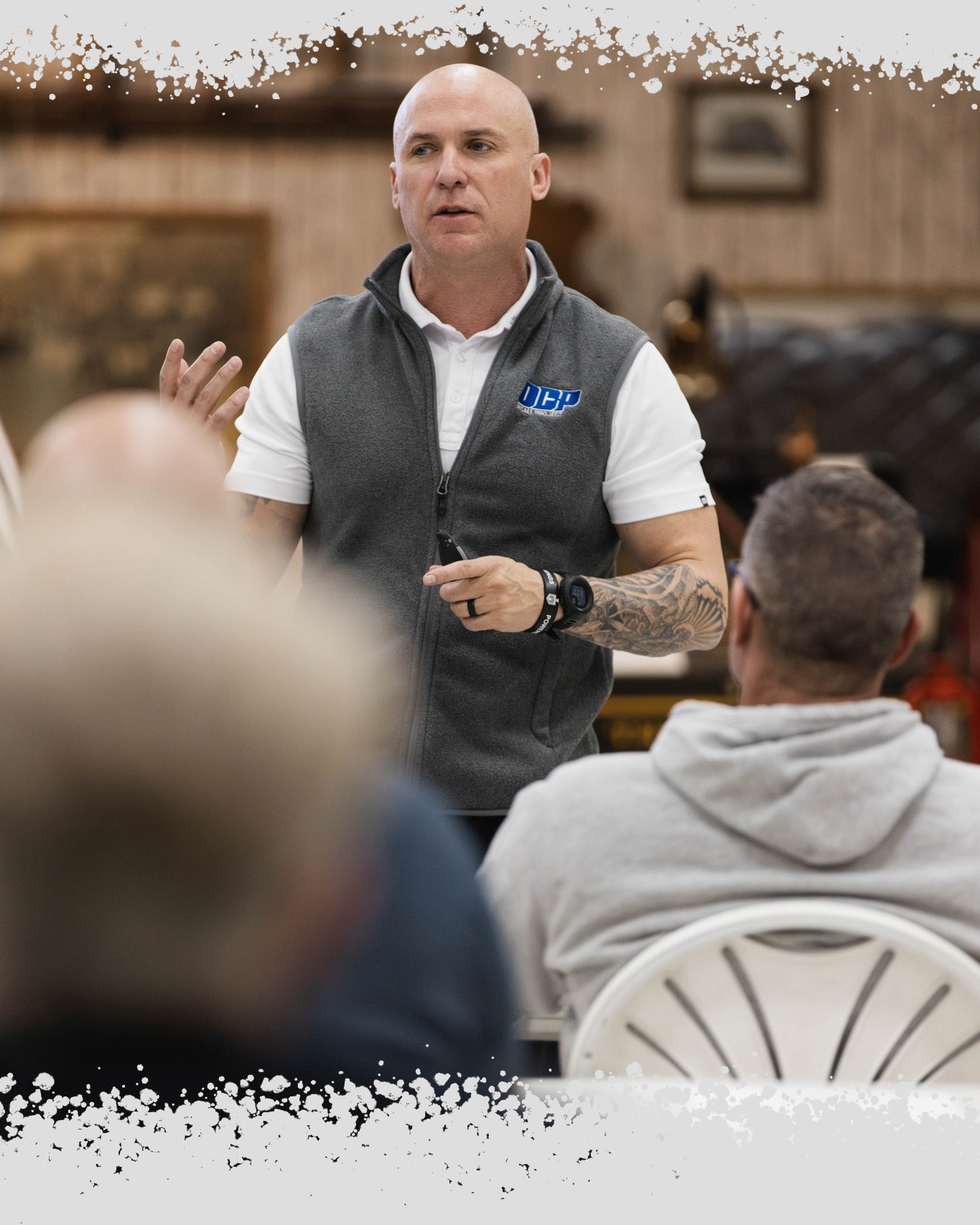 Photo of Jeff Morefield speaking